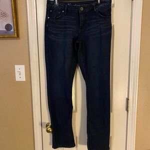 Natural Reflections Women's Deep Indigo Straight leg Jeans